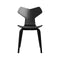 Grand Prix Wood Dining Chair  option Black