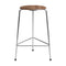 High Dot Counter Stool  option Walnut Veneer