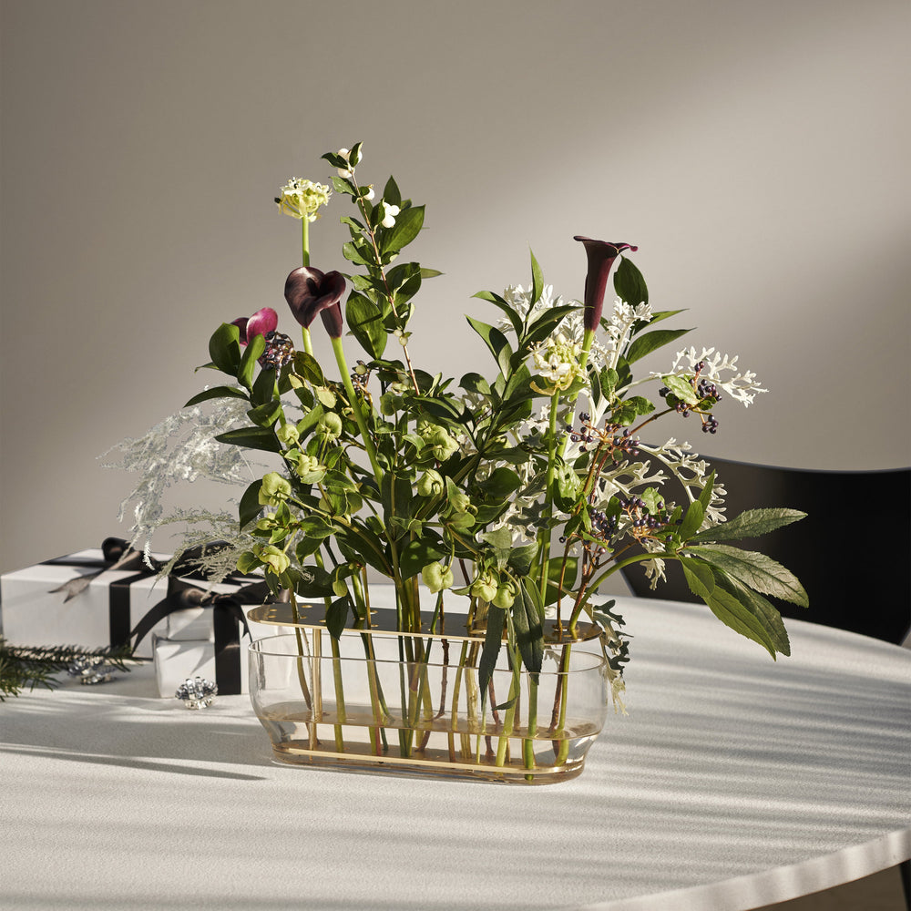 Fritz Hansen Ikebana Vase Long Stainless Steel