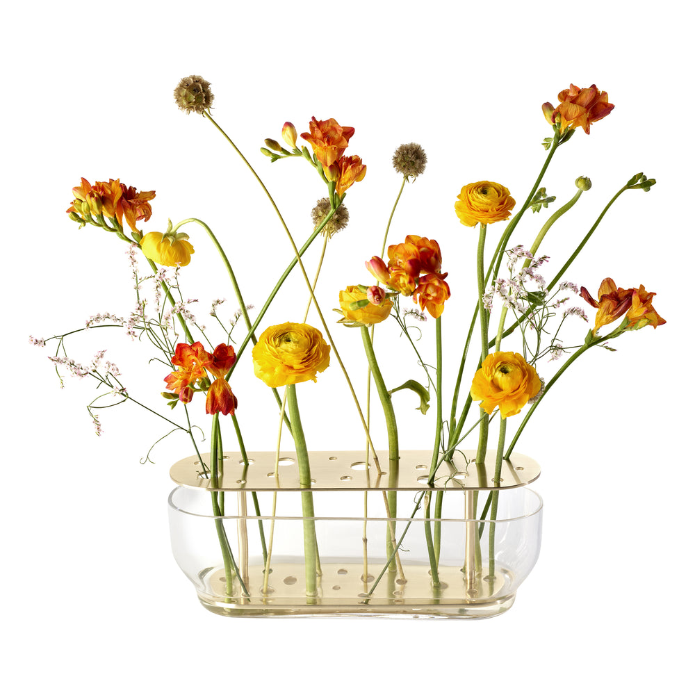 Fritz Hansen Ikebana Vase Long Stainless Steel