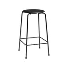 Leather High Dot Stool with 4-Legs