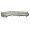 Lissoni 6 Seater Sectional Sofa  option Left