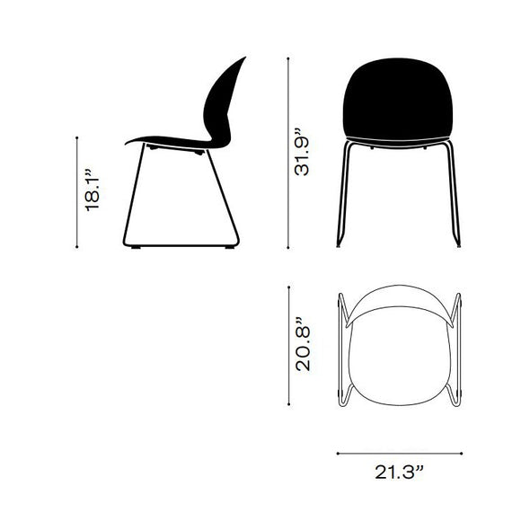 N02 Recycle Stacking Chair