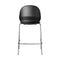 N02 Recycle Stacking Bar and Counter Stool  option Black / Chromed Steel
