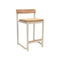 Pelagus Outdoor Stool  option Honey Yellow