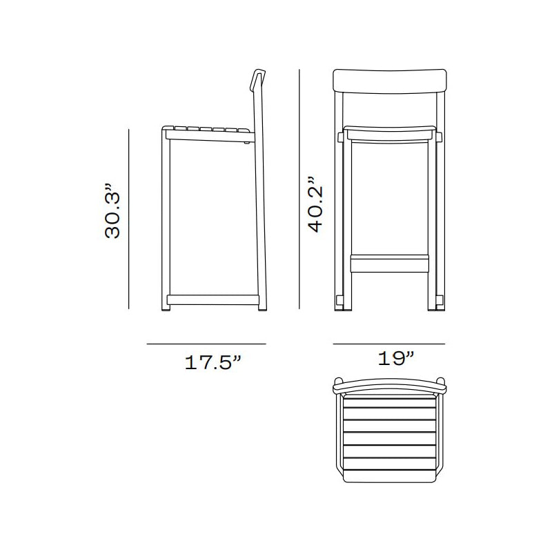 Pelagus Outdoor Stool