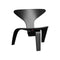 PK0 A Lounge Chair  option Black Ash