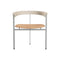 PK11 Dining Armchair  option Natural / Natural