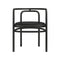 PK15 Dining Chair  option Black Leather