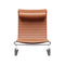 PK20 Leather Lounge Chair  option Grace / Walnut
