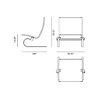 PK20 Wicker Lounge Chair