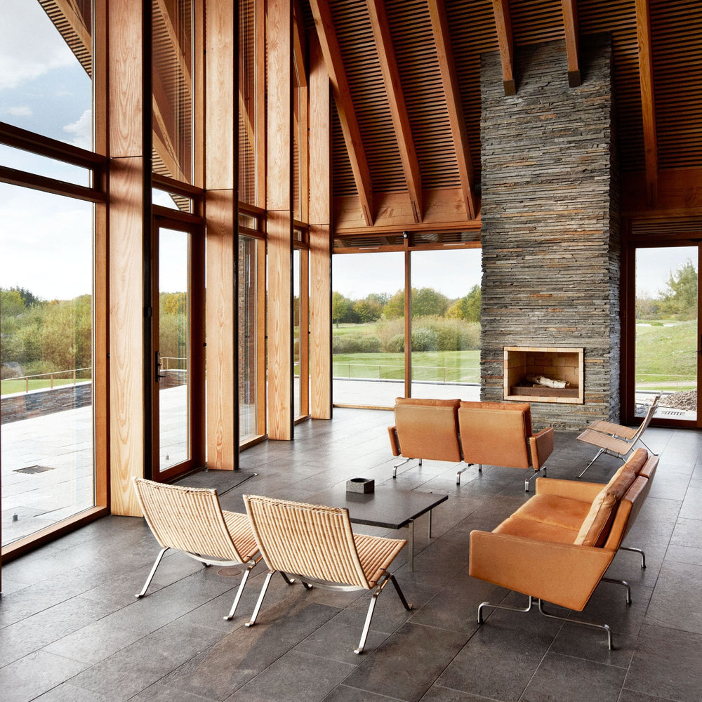 PK22 Wicker Lounge Chair