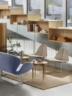 PK23 Front Upholstered Lounge Chair