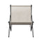 PK4 Lounge Chair  option Natural / Black Powder Coated Steel
