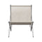 PK4 Lounge Chair  option Natural / Brushed Stainless Steel