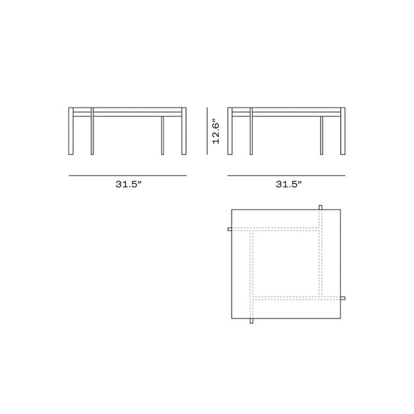 PK61 Square Coffee Table