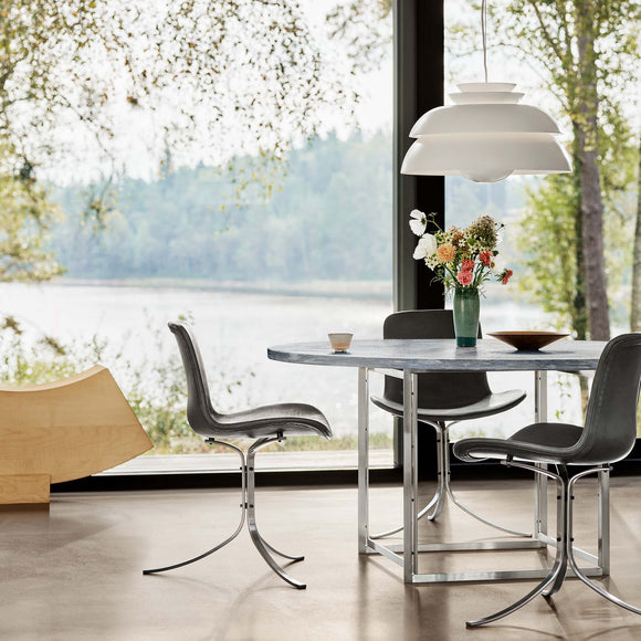 PK9 Leather Dining Chair