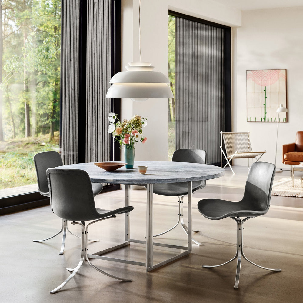 PK9 Leather Dining Chair