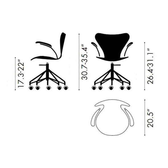 Series 7 Upholstered Task Chair