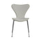 Series 7 Upholstered Chair  option Natural Canvas Sunniva / Light Beige / Chromed Steel
