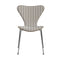 Series 7 Upholstered Chair  option Voulez-Vous Twill 004 / Walnut / Chromed Steel