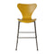 Series 7 Children's Stool / Tall Chair  option Burnt Yellow / Brown Bronze