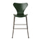 Series 7 Children's Stool / Tall Chair  option Evergreen / Brown Bronze