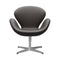Swan Lounge Chair  option Leather Essential Dark Brown
