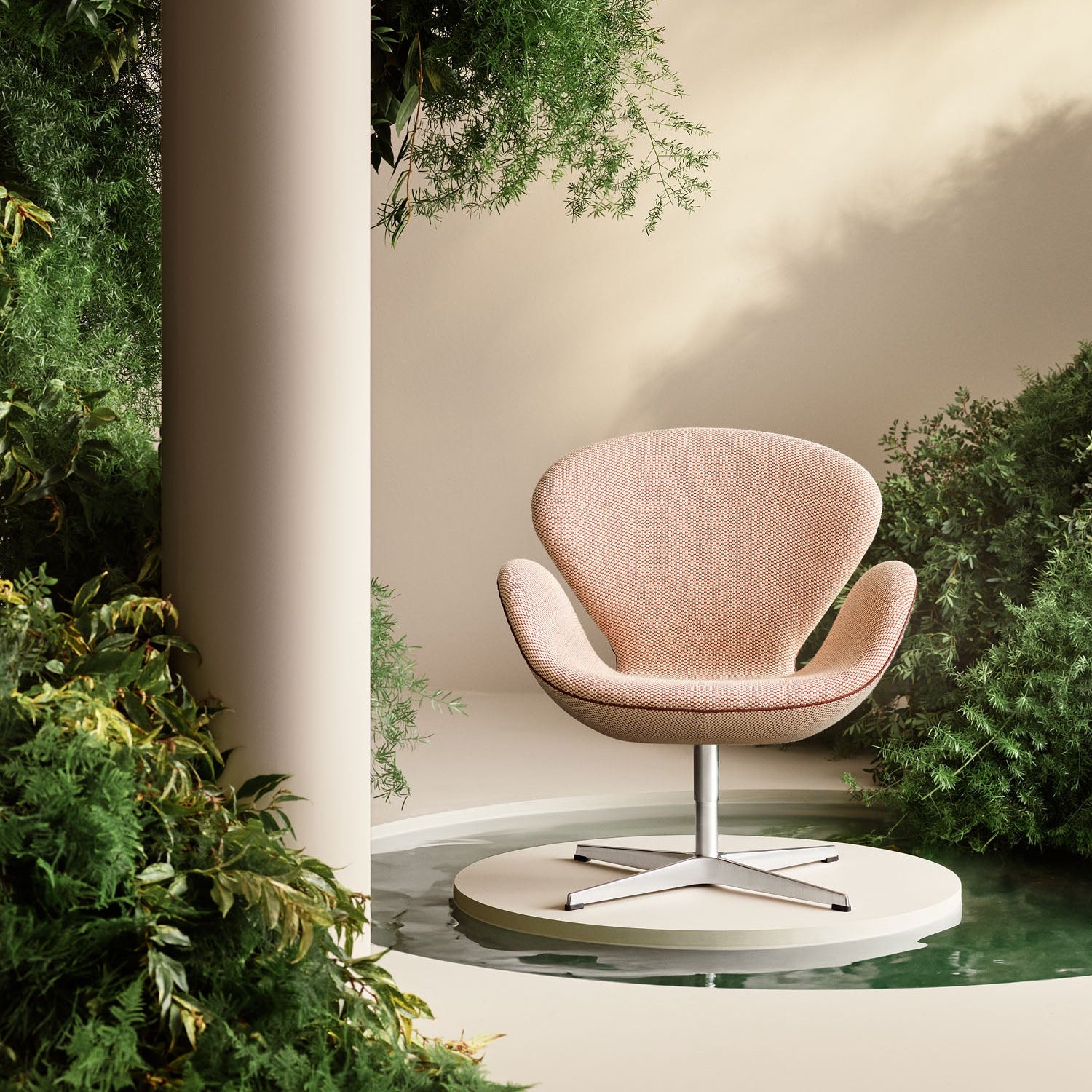 メゾンシュシュ　スワン Fritz Hansen Swan Lounge Chair - 2Modern