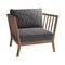Tradition Lounge Chair  option Charcoal