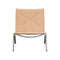 PK22 Lounge Chair  option Natural Leather / Natural