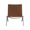 PK22 Lounge Chair  option Haze Leather / Walnut
