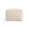 Chaddar Pouf  option White