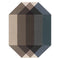 Diamond Rug  option Blue-Brown