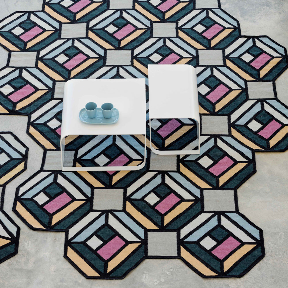 Kilim Parquet Tetragon Rug