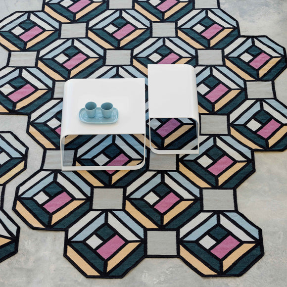 Kilim Parquet Tetragon Rug