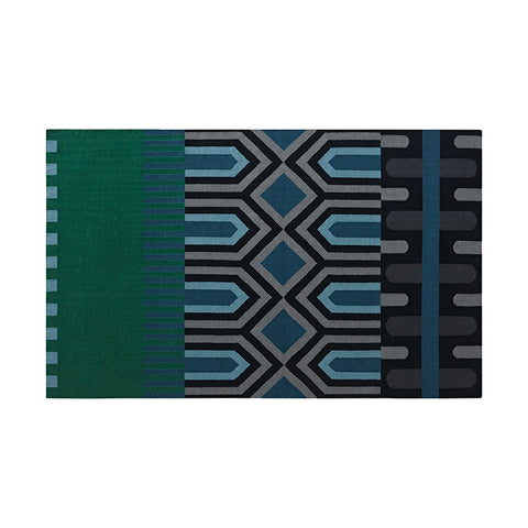 Ndebele Green Rug
