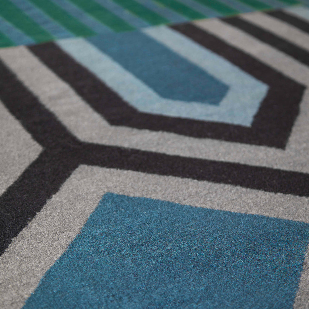 Ndebele Green Rug