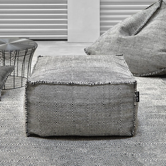 Sail Space Square Pouf
