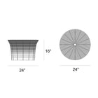 Aram Outdoor High Coffee Table