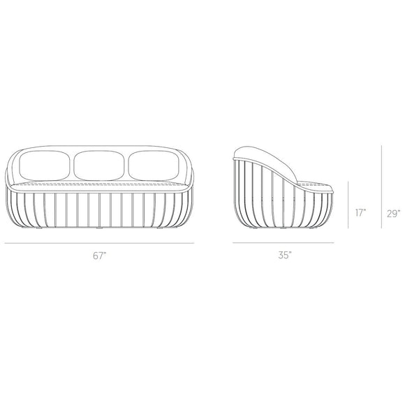 Arena Outdoor 2-Seater Sofa