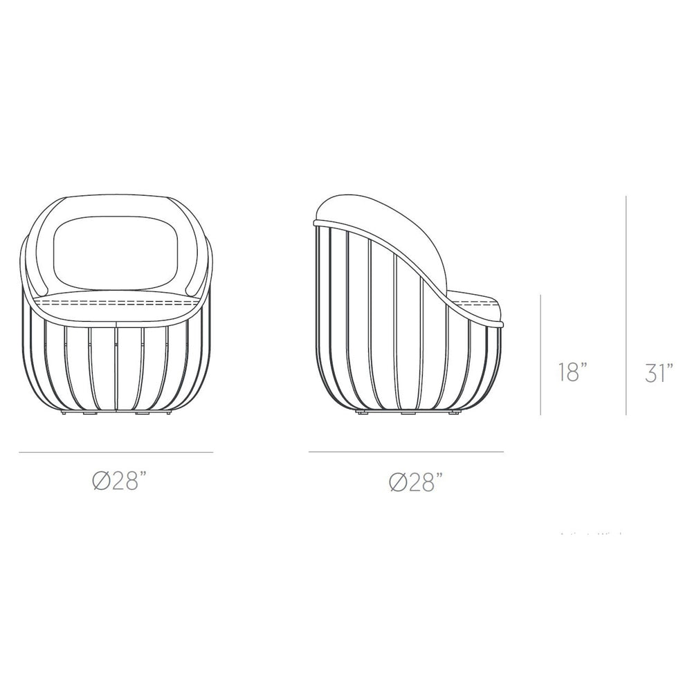 Arena Outdoor Club Chair