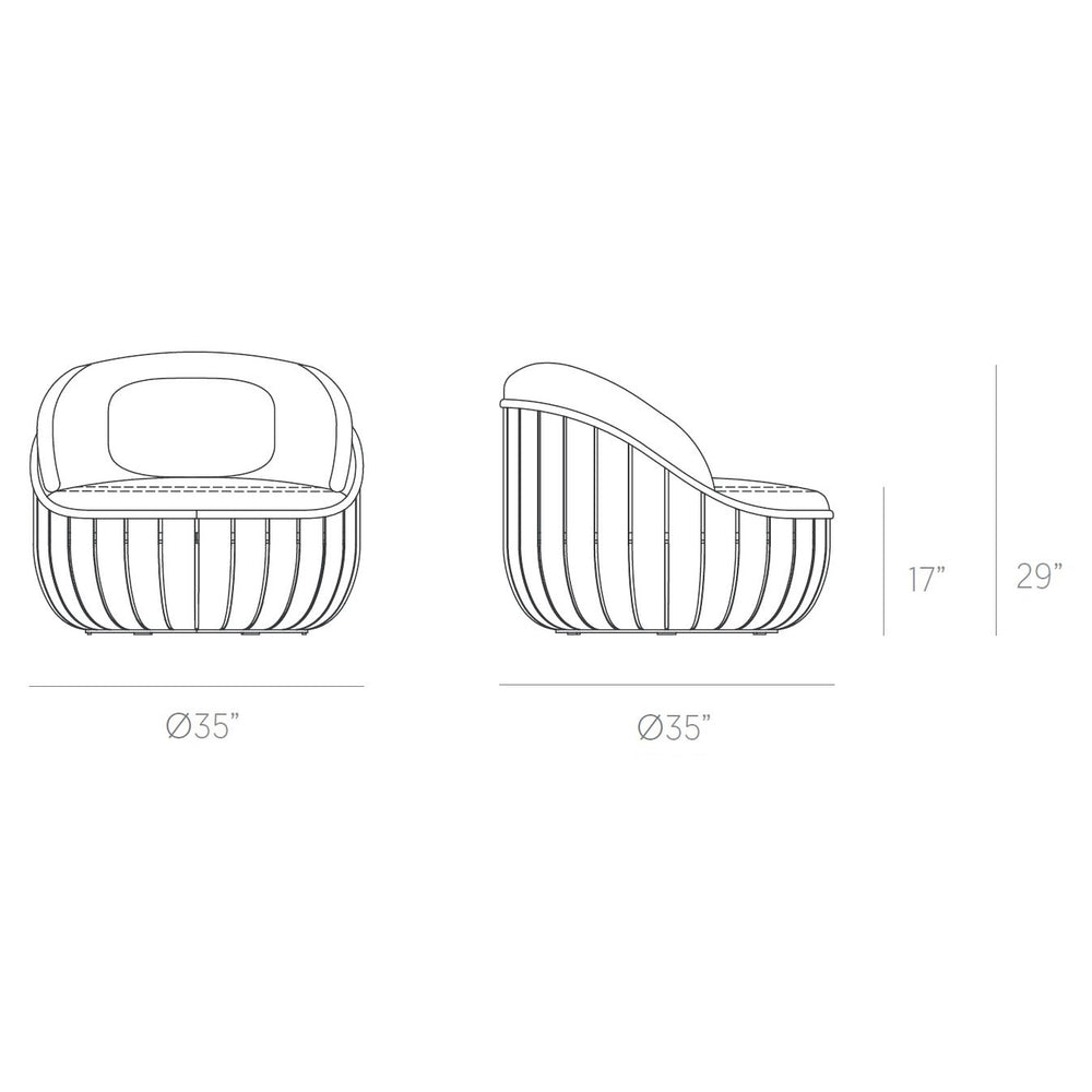 Arena Outdoor Lounge Chair