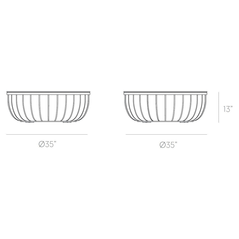 Arena Outdoor Round Coffee Table