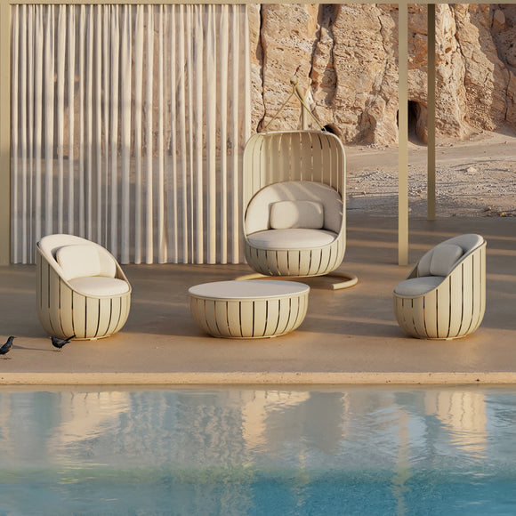 Gandia Blasco Arena Outdoor Swing Chair - 2Modern