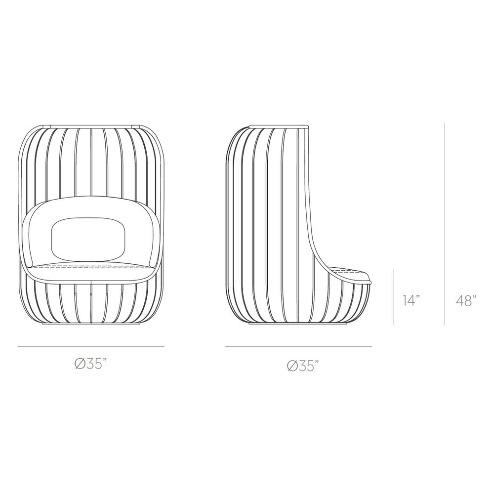 Arena Outdoor Swing Chair