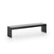 GBmodular Outdoor Bench  option Black
