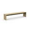 GBmodular Outdoor Bench  option Dark Gold