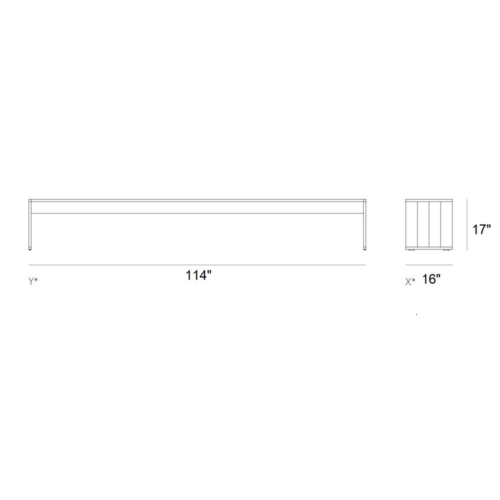 GBmodular Outdoor Bench