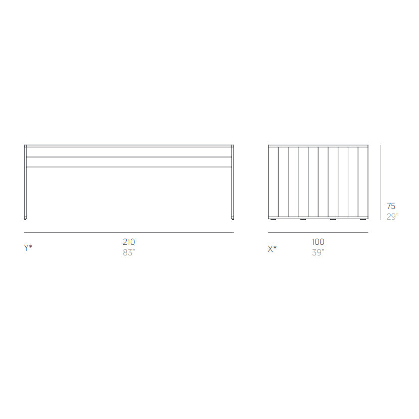 GBmodular Outdoor Dining Table